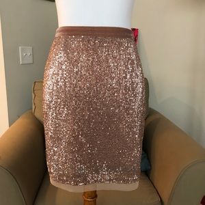 Free People Sparkling Mini Skirt in Pink